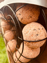 Load image into Gallery viewer, ***OFFER*** HONEYFIELDS | Love Nature Fat Ball Feeder *PLUS 9 FREE FRUIT & BERRY BALLS*