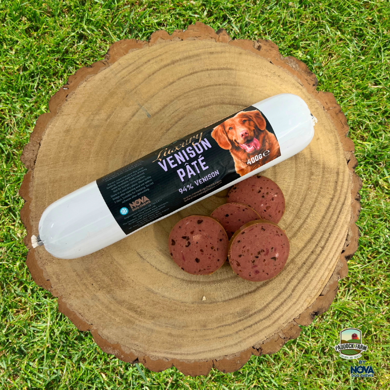 NOVA DOG CHEWS : Luxury Venison Pate - 400g